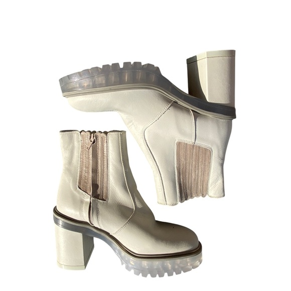 Free People Shoes - Free People Cream Ankle Boots
